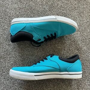 Men's Supra Spectre Turquoise Canvas Skate Sneakers